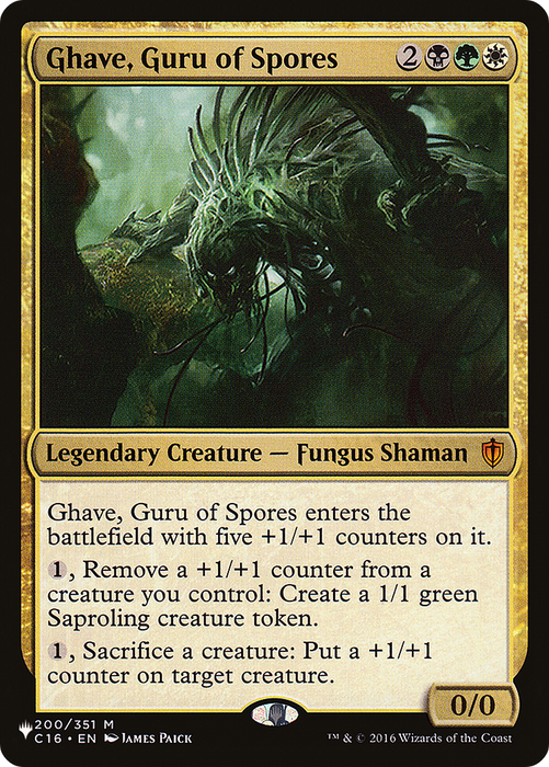 Ghave, Guru of Spores (LIST-C16-200) - mythic