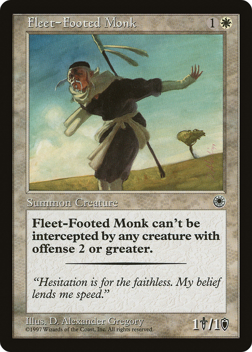Fleet-Footed Monk (POR-015) - common