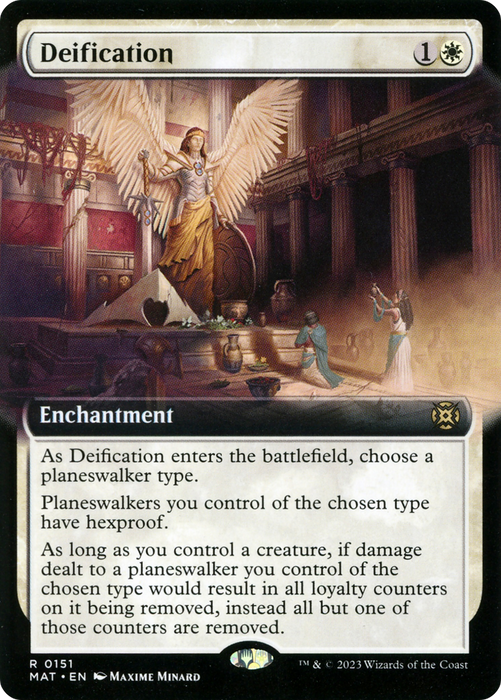 Deification (MAT-151) - rare: (Extended Art)