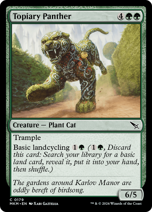 Topiary Panther (MKM-179) - common - Foil