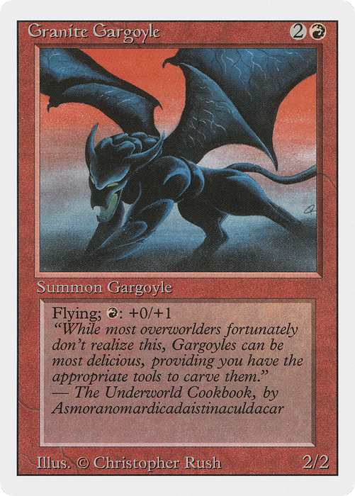 Granite Gargoyle (3ED-156) - rare