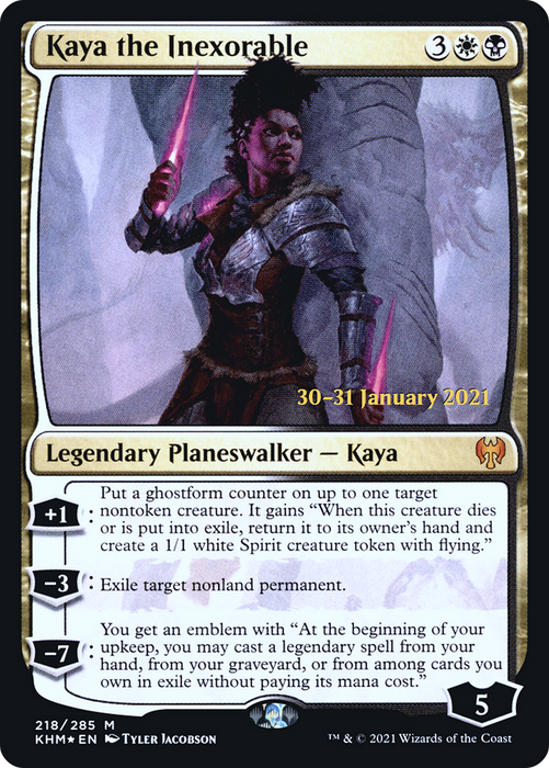 Kaya the Inexorable (PRE-218S) - mythic - Foil
