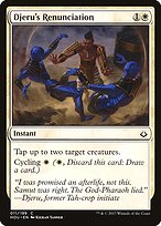 Djeru's Renunciation (HOU-011) - common - Foil