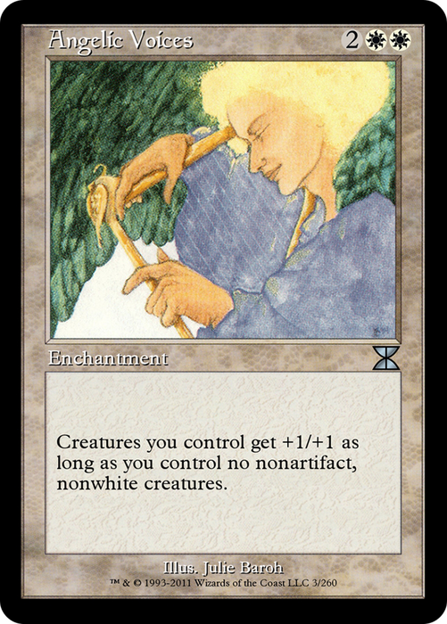 Angelic Voices (ME4-003) - uncommon - Foil