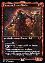 Purphoros, Bronze-Blooded (PRM-79857) - mythic: (enchantment)