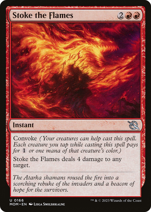 Stoke the Flames (MOM-166) - uncommon
