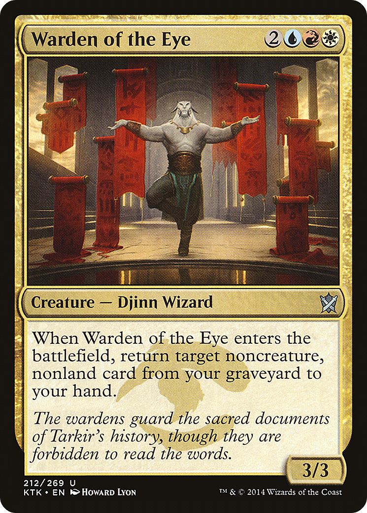 Warden of the Eye (KTK-212) - uncommon - Foil