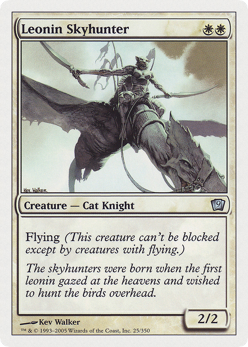 Leonin Skyhunter (9ED-025) - uncommon