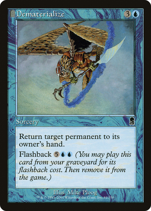 Dematerialize (ODY-081) - common: (tombstone) - Foil