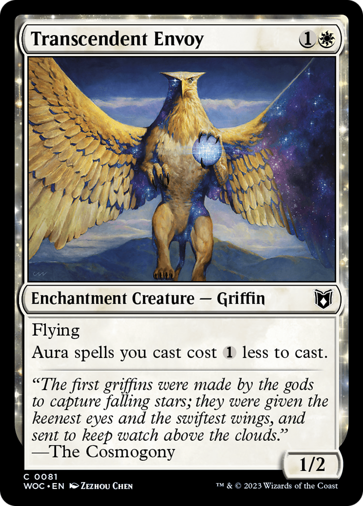 Transcendent Envoy (WOC-081) - common: (enchantment)