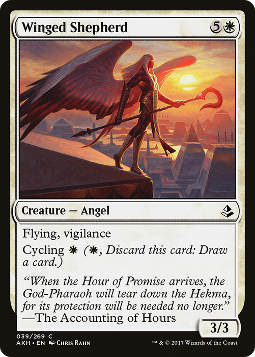 Winged Shepherd (AKH-039) - common - Foil