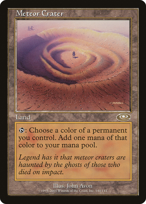 Meteor Crater (PLS-140) - rare - Foil