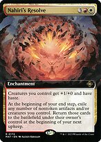 Nahiri's Resolve (MAT-172) - rare: (Extended Art) - Foil