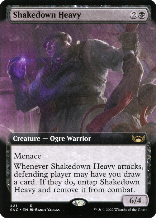 Shakedown Heavy (SNC-421) - rare: (Extended Art)