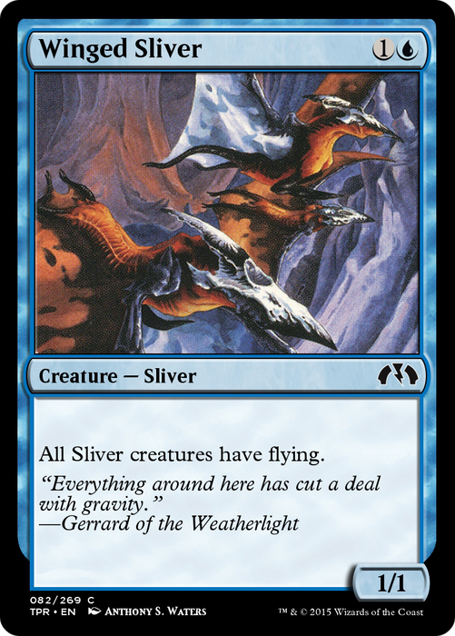Winged Sliver (TPR-082) - common - Foil