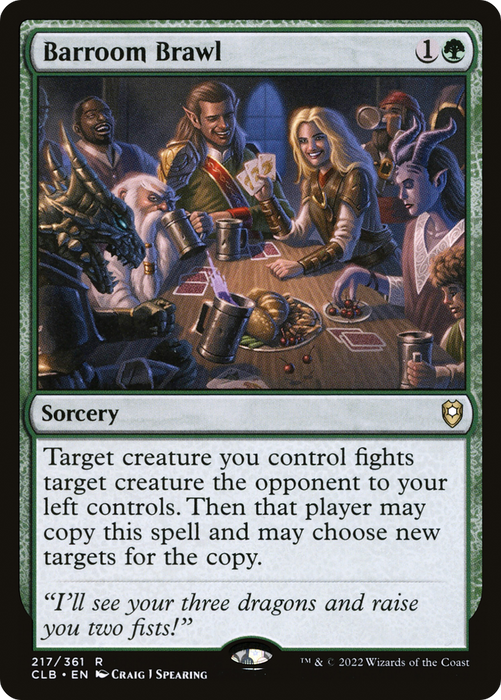 Barroom Brawl (CLB-217) - rare - Foil