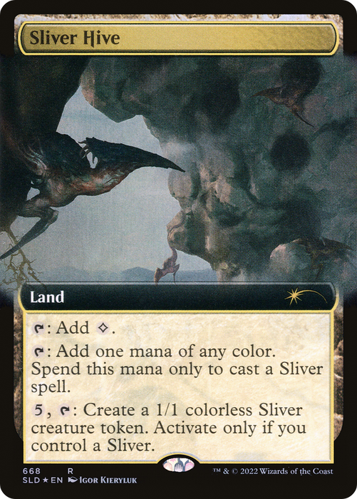 Sliver Hive (SLD-668) - rare: (Extended Art) - Foil