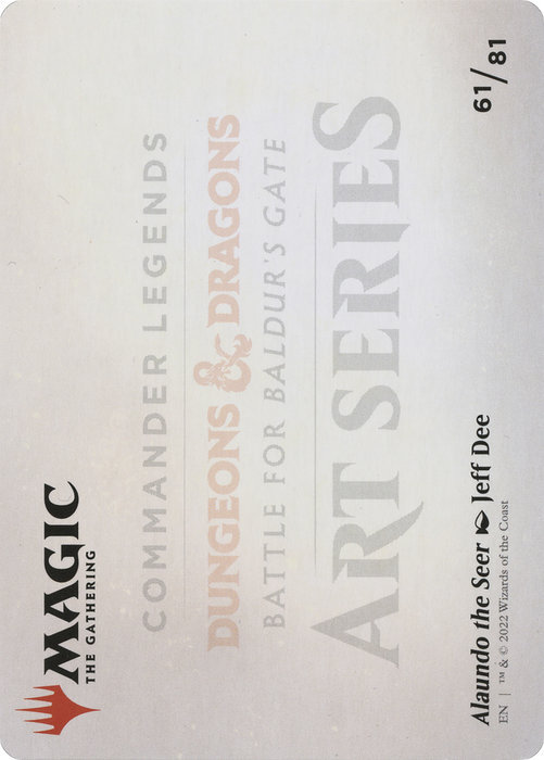 Alaundo the Seer // Alaundo the Seer (ACLB-061) - common (Borderless) - Foil