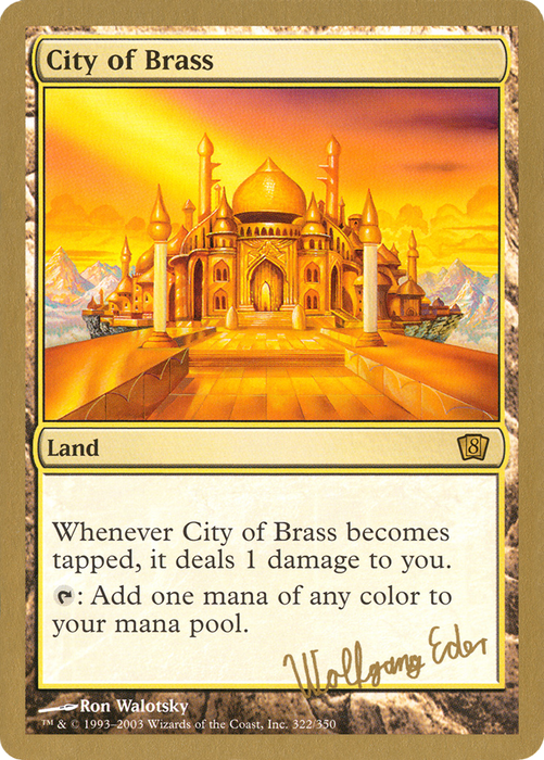 City of Brass (WCD-WE322) - rare