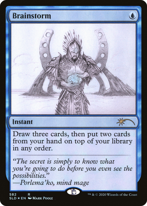 Brainstorm (SLD-582) - rare - Foil