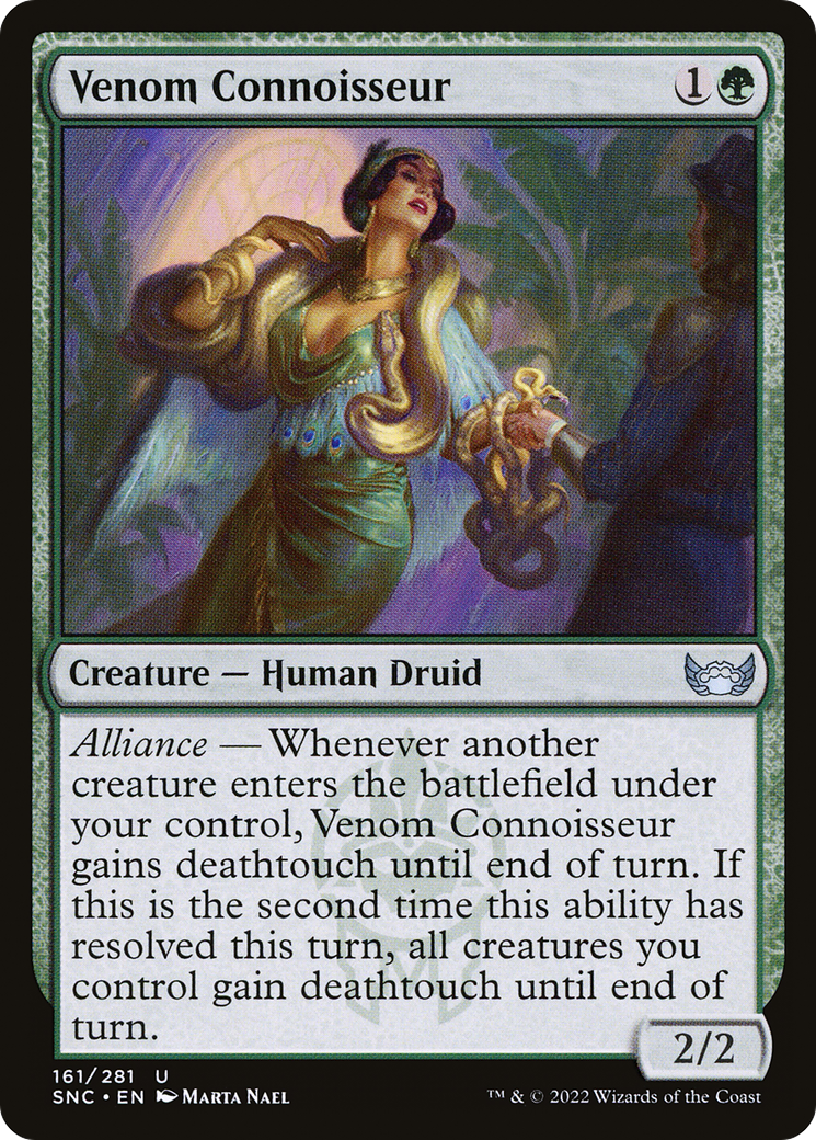 Venom Connoisseur (SNC-161) - uncommon - Foil