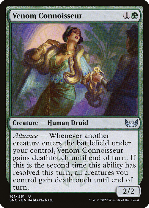 Venom Connoisseur (SNC-161) - uncommon