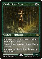 Oracle of Mul Daya (2X2-464) - rare - Etched Foil