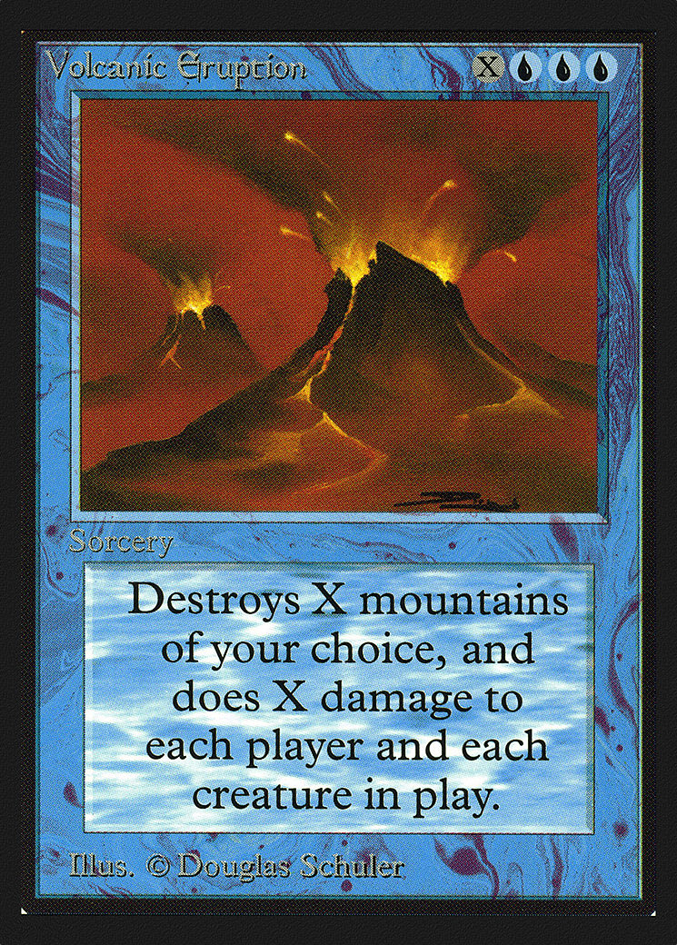 Volcanic Eruption (CED-089) - rare
