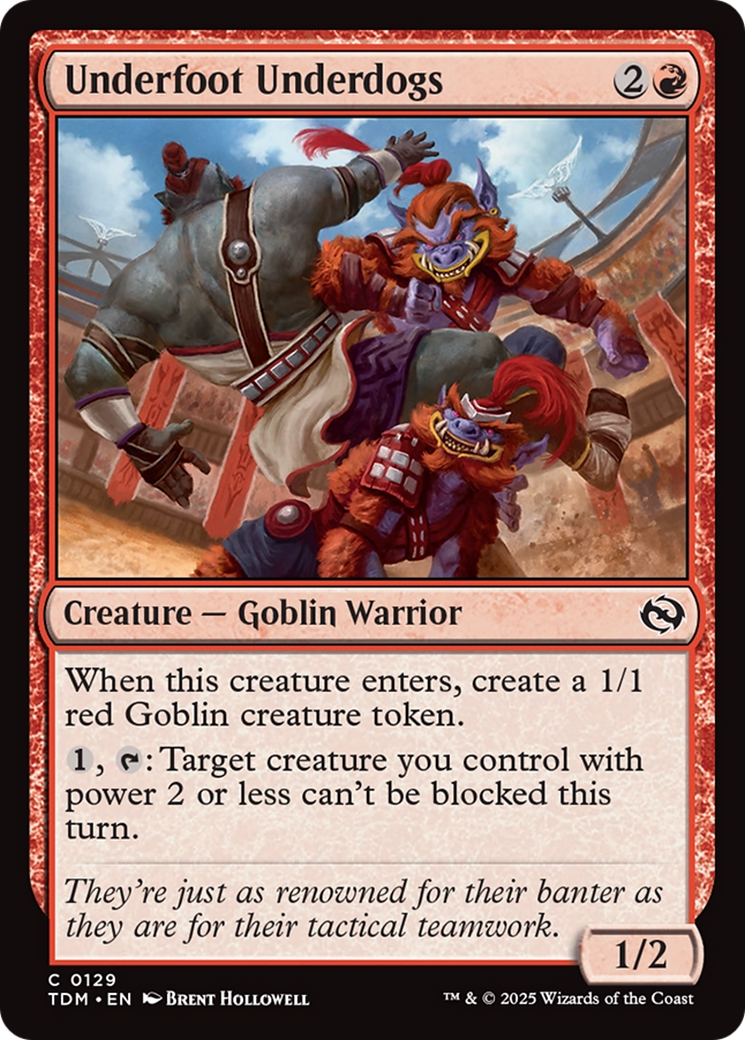 Underfoot Underdogs (TDM-129) - common - Foil