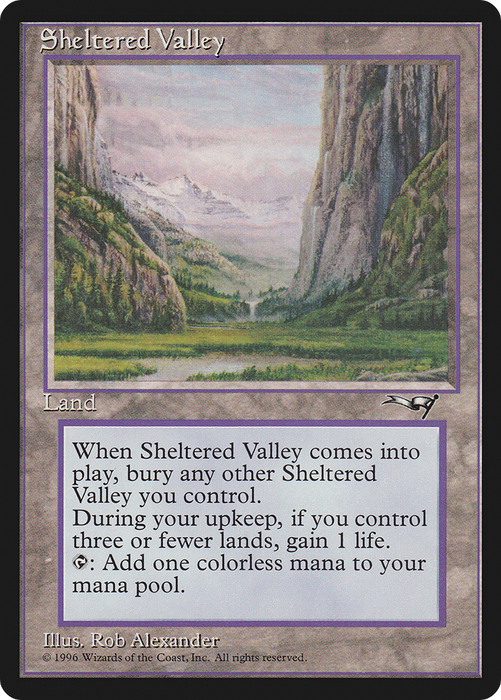 Sheltered Valley (ALL-142) - rare