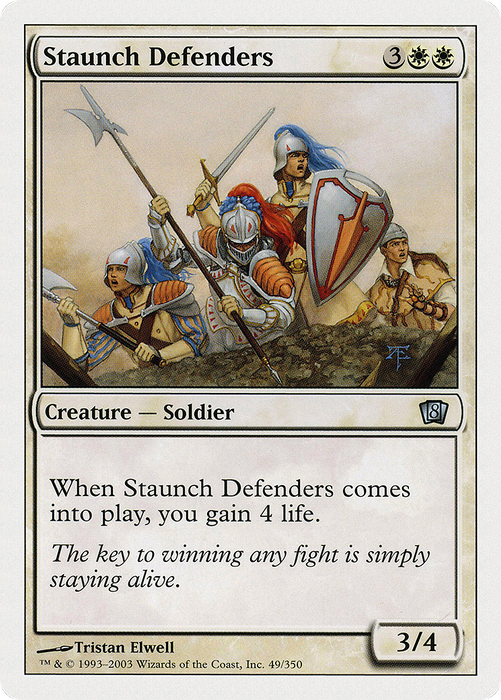 Staunch Defenders (8ED-049) - uncommon