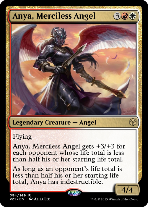 Anya, Merciless Angel (PZ1-094) - rare - Foil