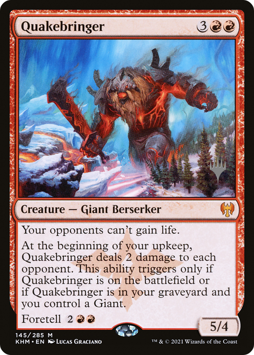 Quakebringer (PPKHM-145P) - mythic - Foil
