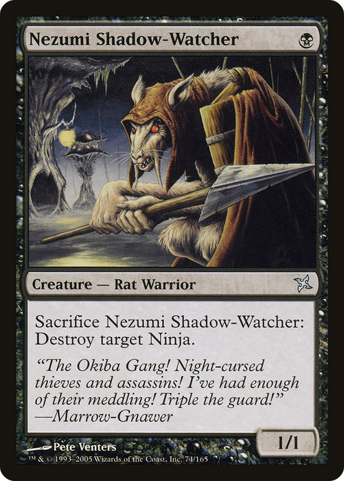Nezumi Shadow-Watcher (BOK-074) - uncommon - Foil