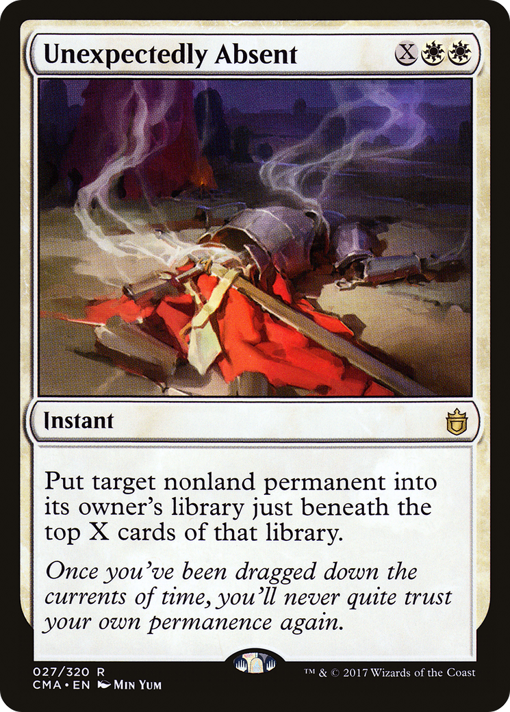 Unexpectedly Absent (CMA-027) - rare