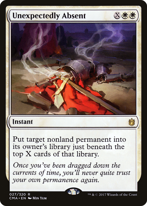 Unexpectedly Absent (CMA-027) - rare