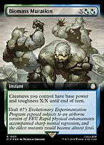 Biomass Mutation (PIP-1003) - rare: (Extended Art) - Foil