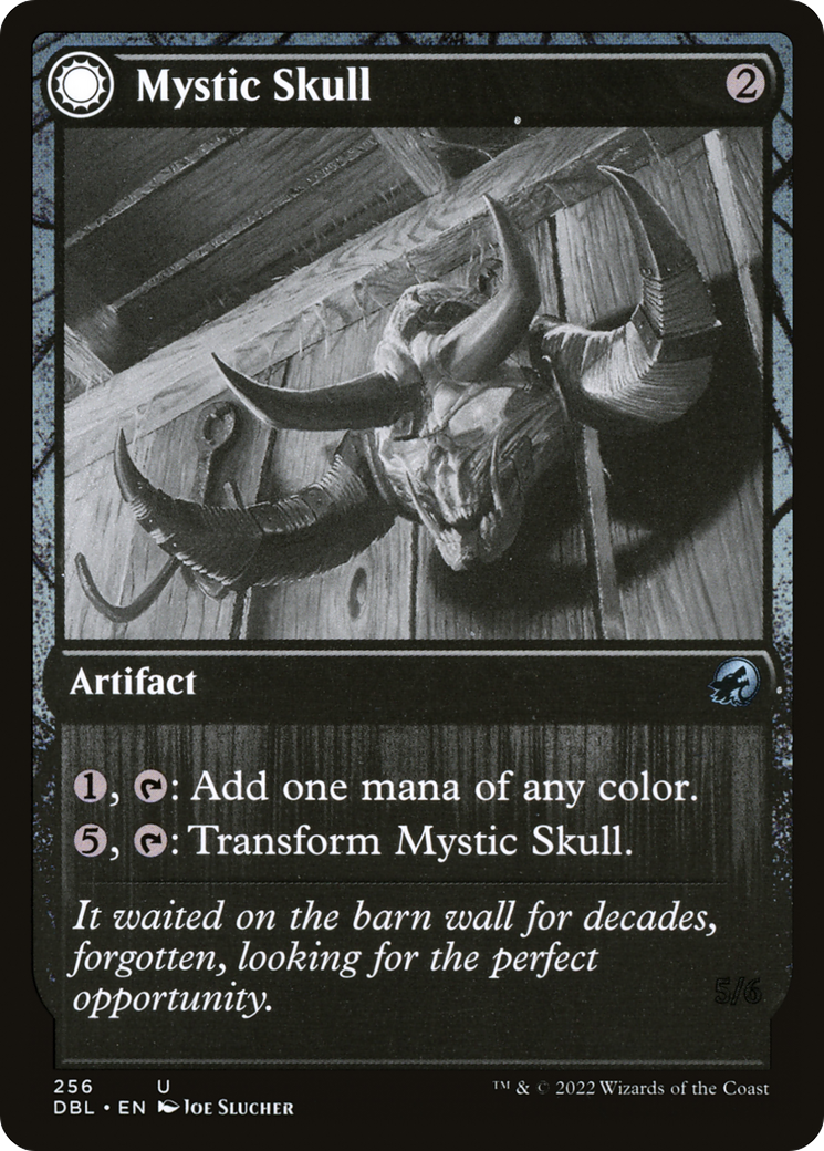 Mystic Skull // Mystic Monstrosity (DBL-256) - uncommon: (Double Faced Transform) - Foil
