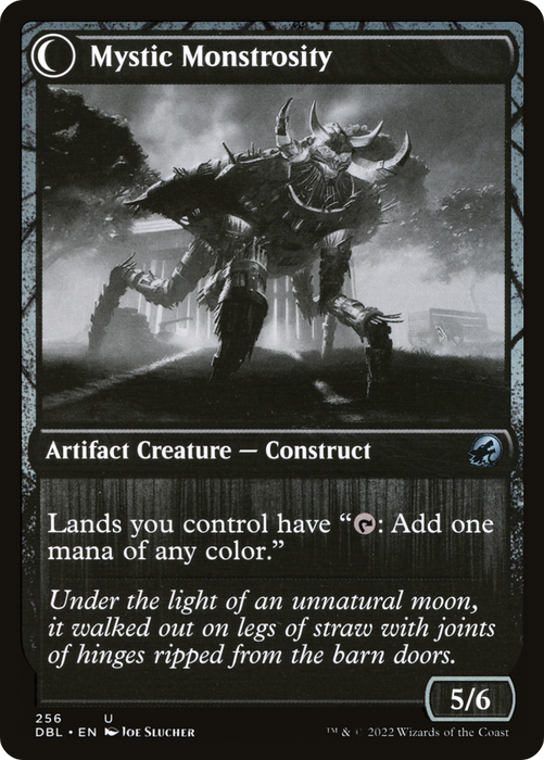 Mystic Skull // Mystic Monstrosity (DBL-256) - uncommon: (Double Faced Transform) - Foil