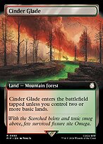 Cinder Glade (PIP-490) - rare: (Extended Art) - Foil