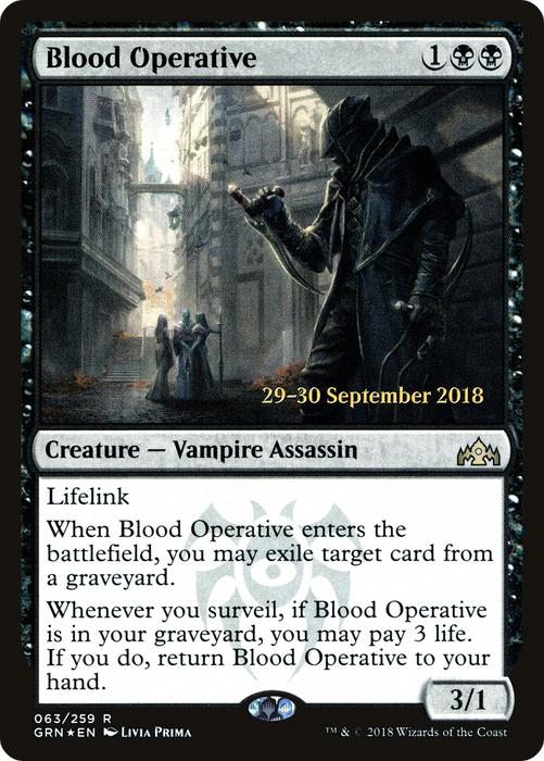 Blood Operative (PRE-63S) - rare - Foil