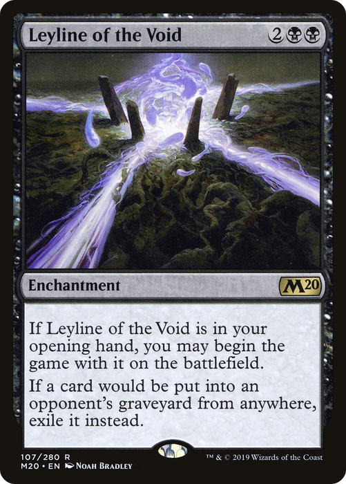 Leyline of the Void (M20-107) - rare - Foil