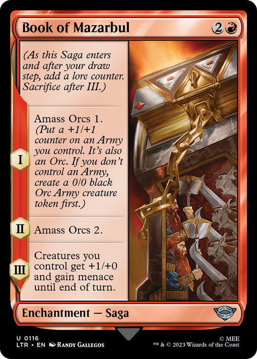 Book of Mazarbul (LTR-116) - uncommon