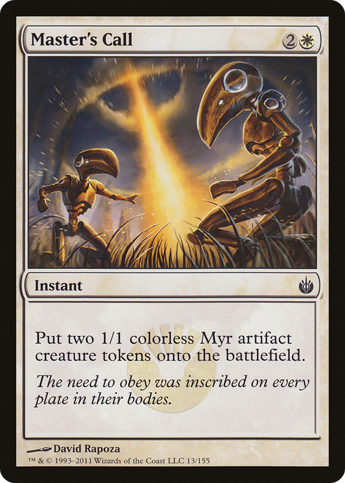 Master's Call (MBS-013) - common - Foil