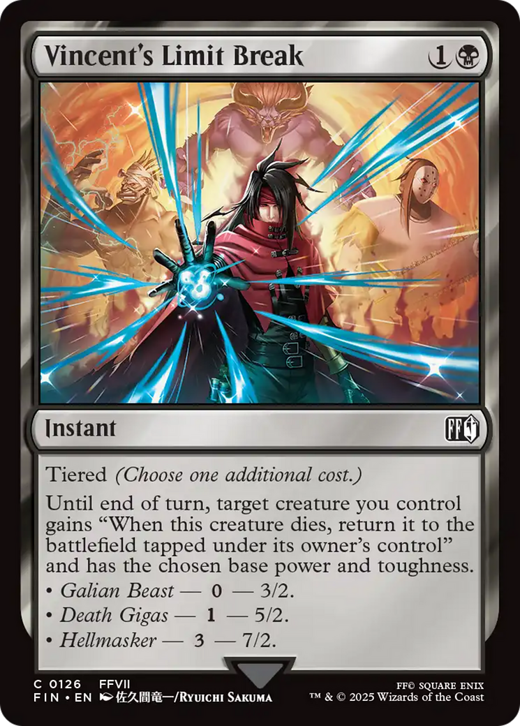 Vincent's Limit Break (FIN-126) - common - Foil