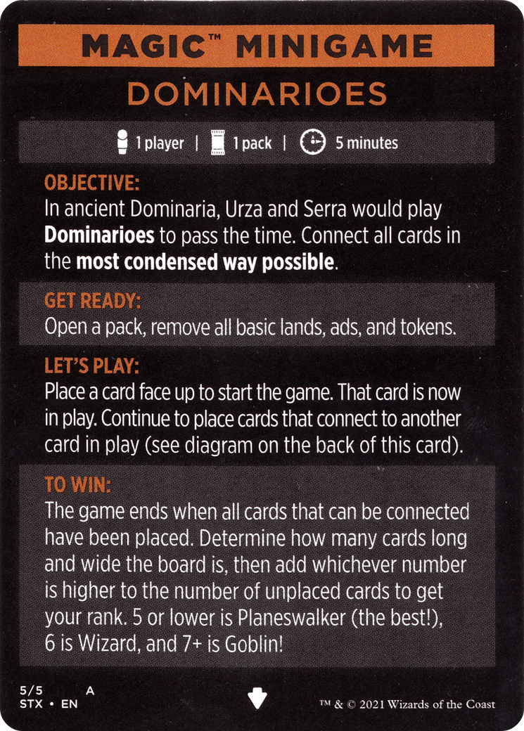 Dominarioes // Dominarioes (cont'd) (MSTX-005) - common - Foil