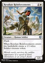 Resolute Reinforcements (LIST-DMU-29) - uncommon