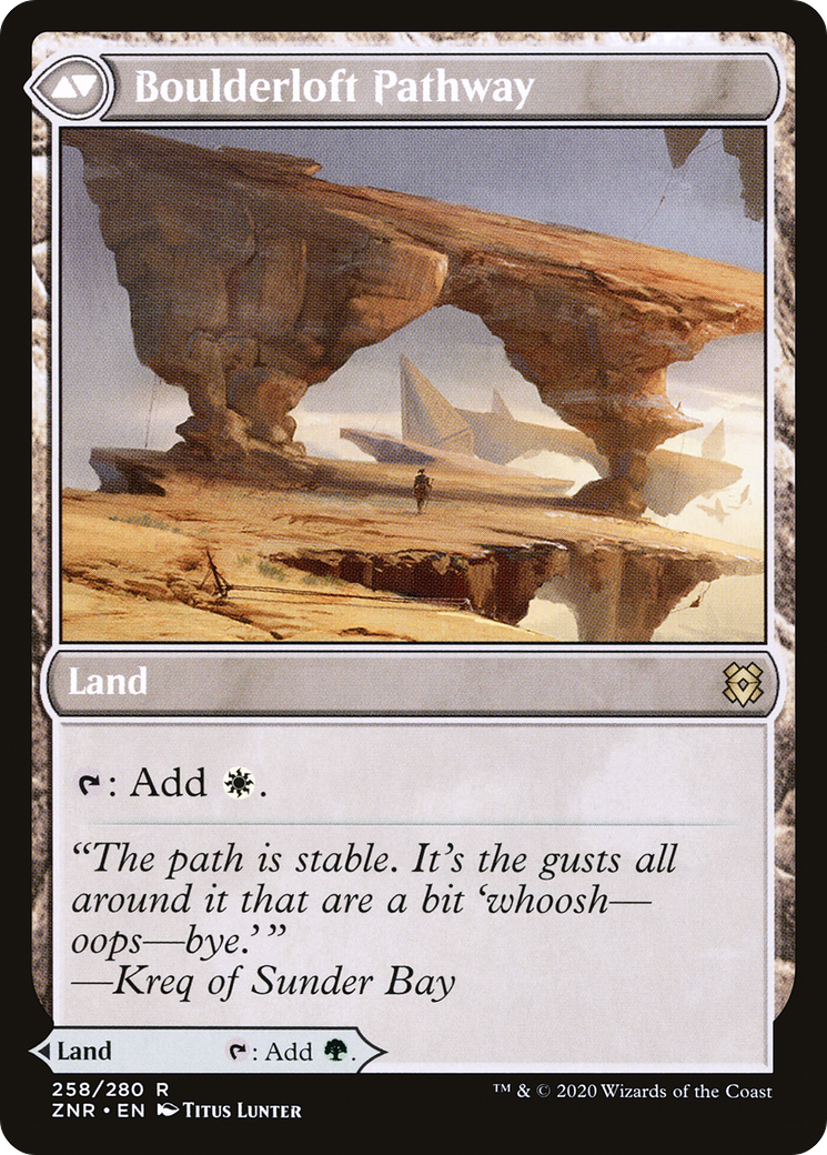 Branchloft Pathway // Boulderloft Pathway (ZNR-258) - rare