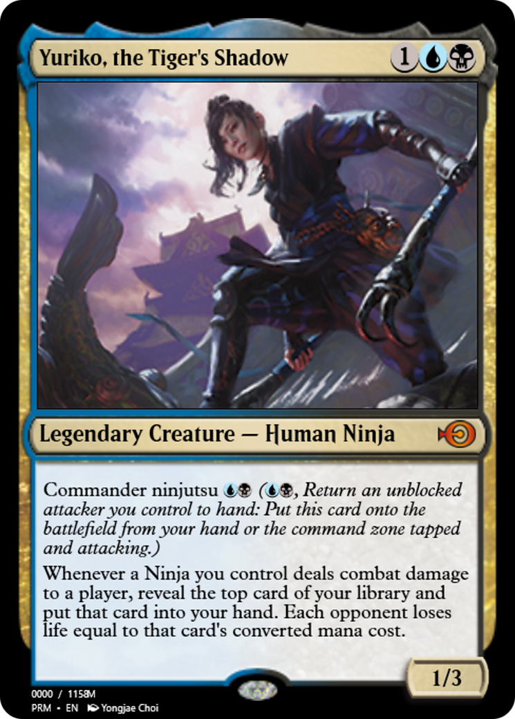 Yuriko, the Tiger's Shadow (PRM-86214) - mythic - Foil