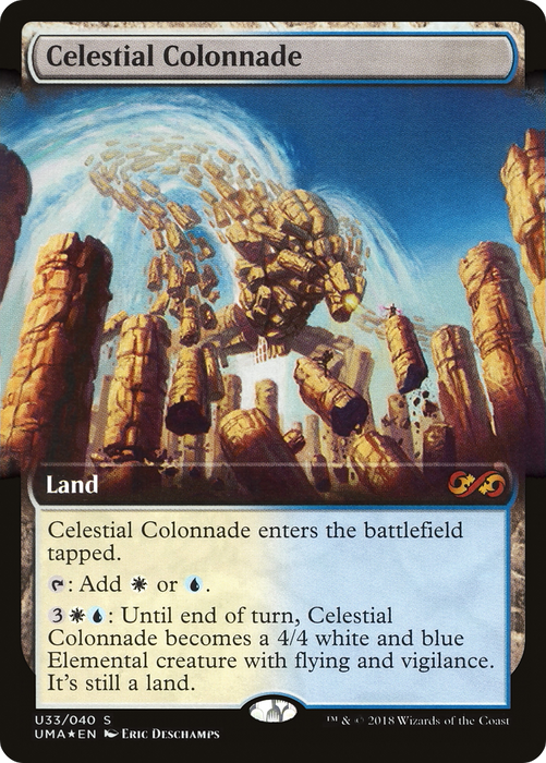 Celestial Colonnade (UMA:BT-U33) - mythic: (Extended Art) - Foil
